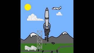 Rocket Launch Failure #animation#rocket#explosion screenshot 2