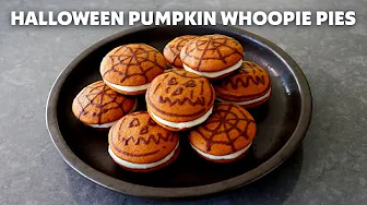 Halloween Pumpkin Whoopie Pies | Food Wishes
