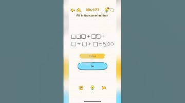 Brain Out level 177 Stage No.177 Fill in the same number #brainout #brainoutgame #brainoutlevel