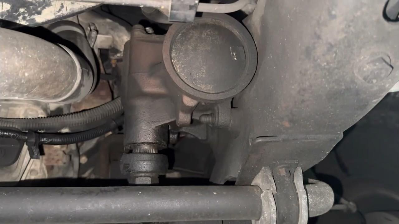 Chevy 2500hd steering box adjustment - YouTube