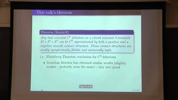 Approximating codimension one foliations of 3-manifolds (GGD/GEAR Seminar)