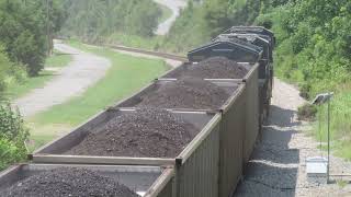 CSX Tier 4 3333 Leads A Loaded Coal Train T315 With Double DPUs Alright!