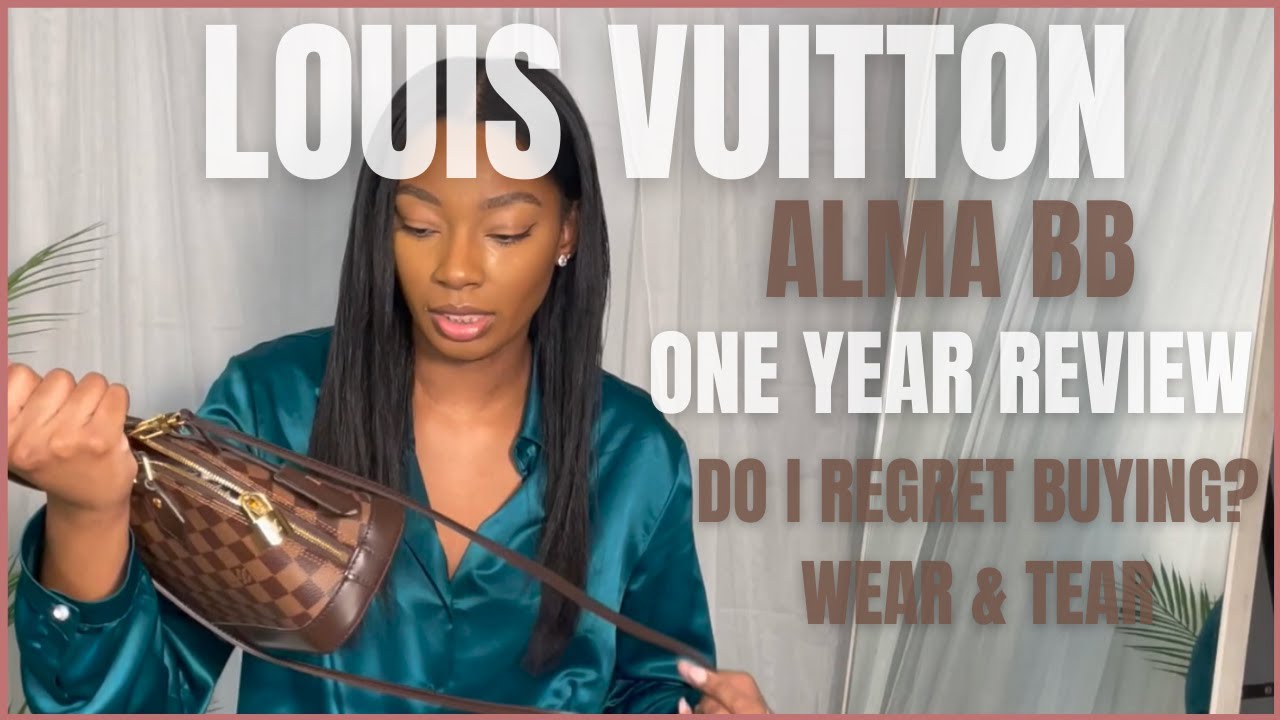 LOUIS VUITTON ALMA BB, ONE YEAR UPDATE REVIEW 2022