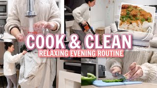 COOK AND CLEAN EVENING ROUTINE | CLEANING MOTIVATION | RELAXING CLEAN WITH ME 2023 | EILIDH WELLS