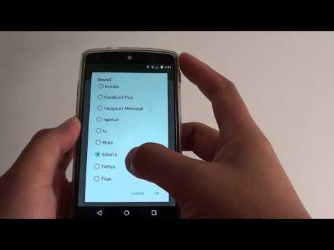 Google Nexus 5: How to Change Hangout&rsquo;s Messaging App Notification Sound