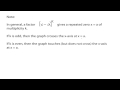 Understanding Repeated Zeros in Polynomial Functions