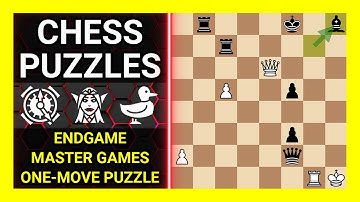 Chess Puzzles to Practice. Themes: Endgame, Master games, One-move puzzle. Learn Chess