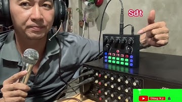 Cách kết nối soundcard v8s làm reverb rời phần2 //  rất bá đạo nha mn!!!