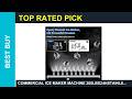Commercial Ice Maker Machine 200lbs24HStainless Commercial ice maker machine Review
