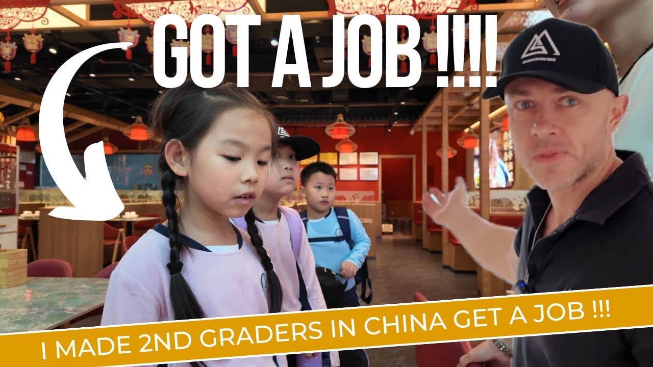 China Vlog: I Made My 2nd Grade Students In China Get JOBS and This Happened ..