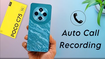 Poco C75 Call Recording Settings ⚡ Poco C75 Automatic Call record Kaise Kare