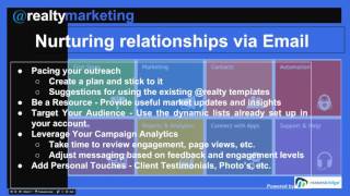 Web Seminar: @realty Agent Email Marketing Platform Run Through