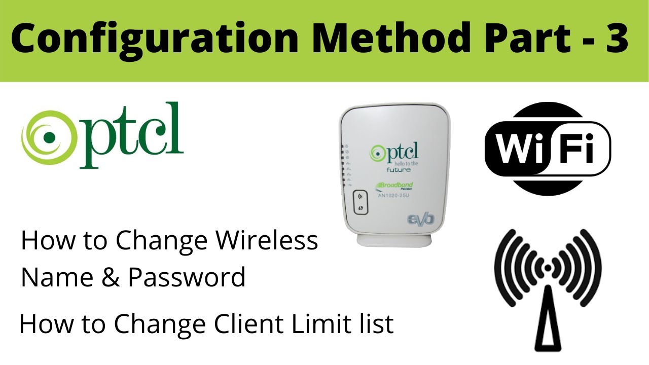 how-to-set-wireless-name-password-of-ptcl-modem-part-3-youtube