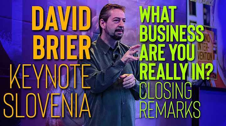 David Brier Branding Keynote in Slovenia