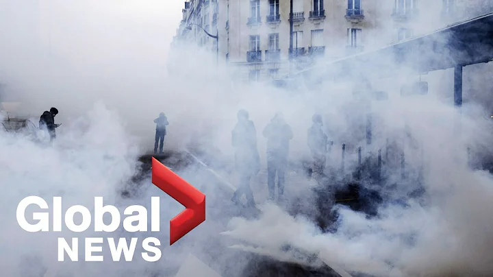 Paris descends into chaos on anniversary of 'Yello...