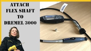How To: Attach a Flex Shaft tool on a Dremel 3000 for precision work (quick)