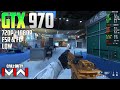 GTX 970 Call Of Duty: Modern Warfare 3 | 720p - 1080p | Low | FSR &amp; FG