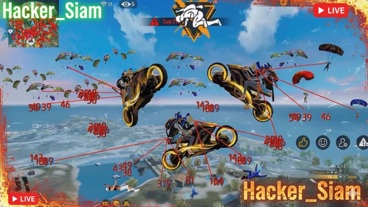 🔴NEW Live : Hacker siam/.Hacker Game Pley 😱| হেডশট প্যানেল ১০০% সেভ 