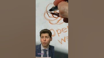 Sam Altman Draws Open AI 🤣‼️🔺️ #openai  #howtodraw #viral #logo #creativity #drawingshorts #funny