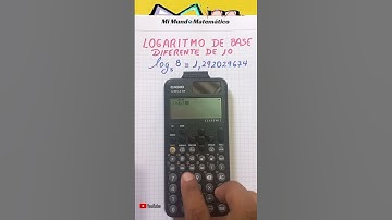 Logaritmo en base diferente de 10 en la calculadora fx-991 LA CW