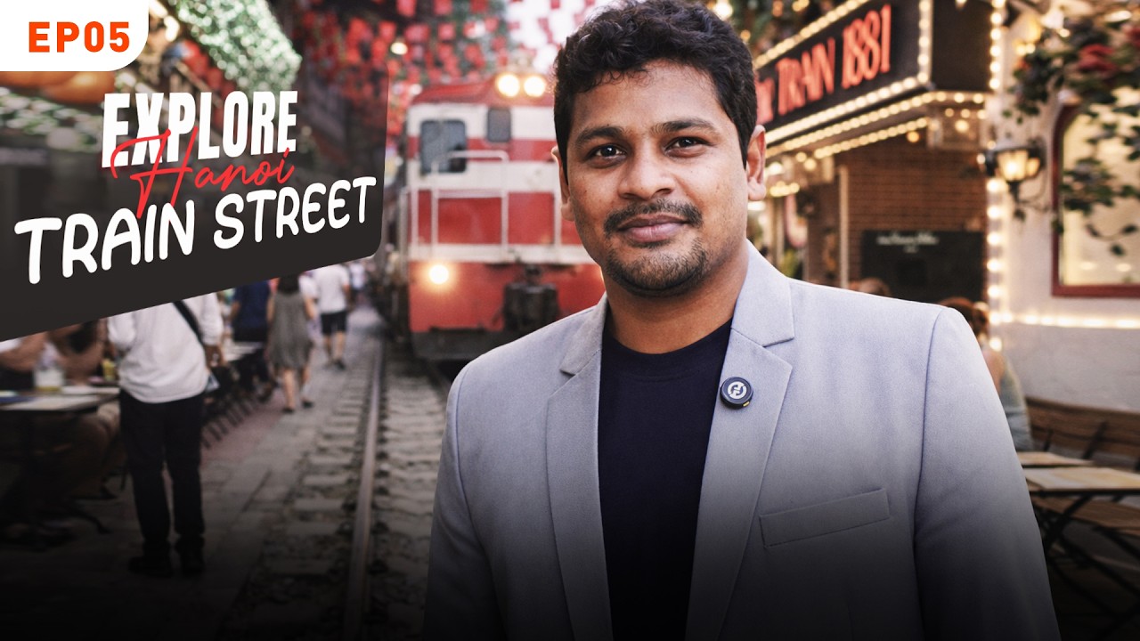 Exploring Hanoi Train Street | Vietnam Travel Vlog | mbbs in vietnam