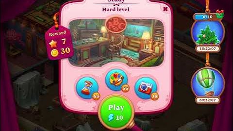 Manor Matters - Guest Room - Day 1 - Level 69 - Hard Level - No Boosters - FULL STORY - CaroGamesNL