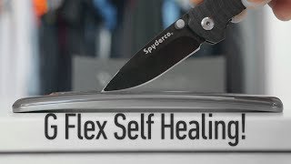 LG G Flex Self Healing Demo!(LG G Flex Scratch Test & Knife Demo, plus flex action! LG G Flex: http://goo.gl/jF3Xx1 Official LG Demo video: http://youtu.be/SphEAlsrRoo Samsung Galaxy ..., 2013-11-18T20:49:33.000Z)