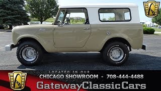 For sale in our chicago showroom is this very capable 1962
international harvester scout 80. with a fuel-efficient 152 cubic-inch
inline-4 cylinder backed by...