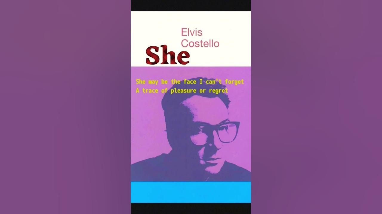 She💛Elvis Costello/ #music #song #洋楽 #shorts #short #lyrics #movie #映画音楽