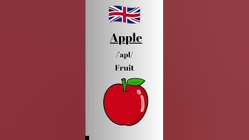 How to pronounce Apple in English British Accent #learnenglish #learnenglishtogether