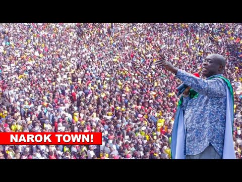 LIVE Rigathi Gachagua Public Engagement In Narok Amidst Teargas And Bullets