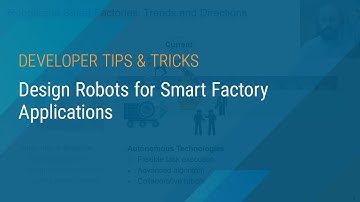 Design Robots for Smart Factory Applications