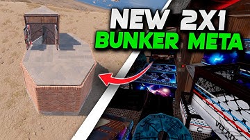 NEW 2X1 BUNKER META Rust Base 2025 | Rust Building Tutorial
