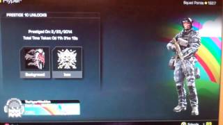 COD Ghosts - Prestige 10 Completed!