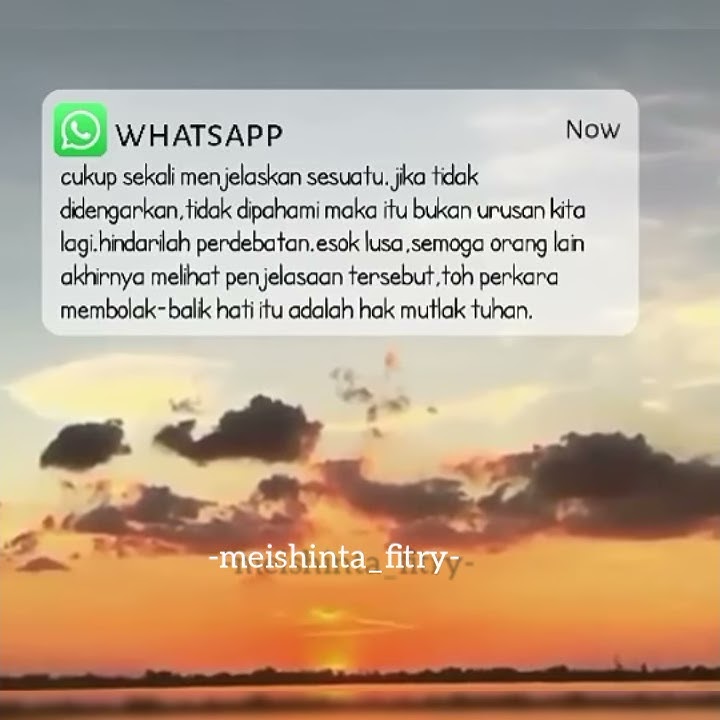 STATUS WA kata-kata bijak