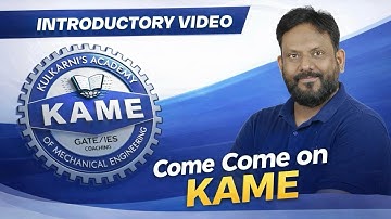 Introductory Video_GATE /ESE Mechanical Engineering_Kulkarni Academy of Mechanical Engineering Hyd.