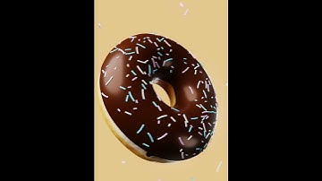 Donut Spin Animation - First animation Blender