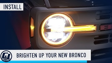 NEW Headlights For your 21+ Bronco❗❓  WATCH This❗ // AlphaRex Headlights //#newbronco