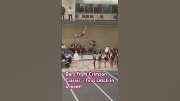 Bars from Crimson Classic- first time catching my jaeger in a meet
