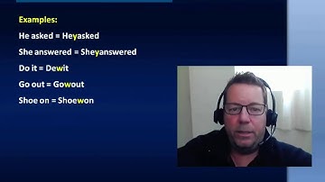 English Pronunciation - Connected Speech & Linking American English Practice