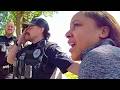 Woman Drives Through Crowd to Get to Work: Police Bodycam Arrest