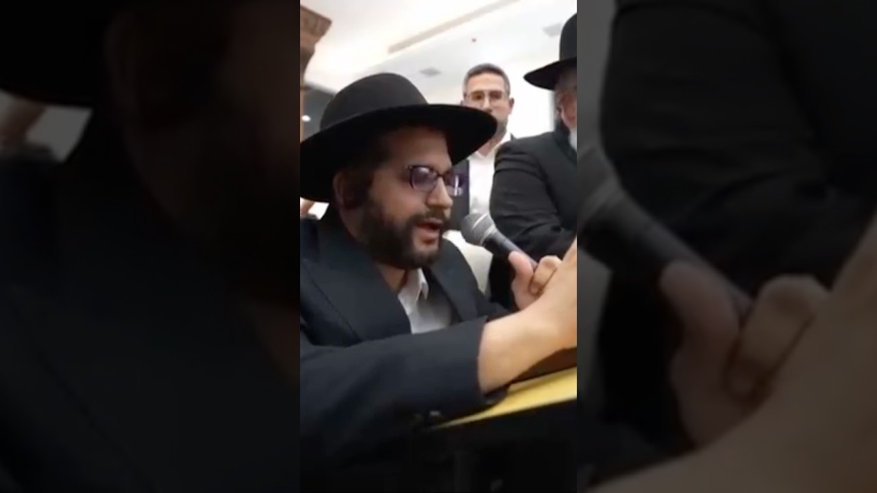 הינוקא מספיד את הצדיק הרב עמוס גואטה זי״ע