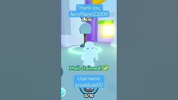 Day 1 of checking my mail in PSX (Pet Sim X)