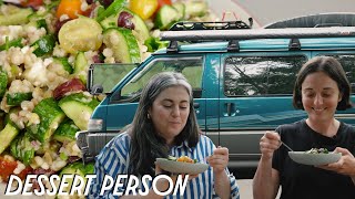 Easy Greek Salad with Claire Saffitz &amp; Ali Slagle | Dessert People