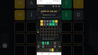 Binance Crypto WODL Answer Today | Word Of The Day | Tariffs Theme