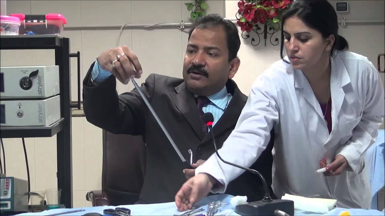 Master Class of Laparoscopic Hand Instruments Demonstration by Dr. R.K