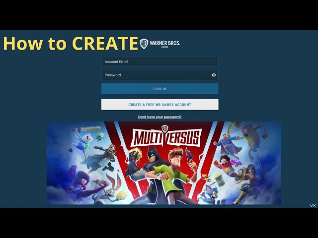 Warner Bros Account Login : Create a free WB Games Account