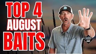 🔥Top 4 Baits for August Bass Fishing🎣