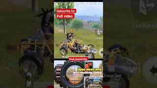 bgmi /pubg sensitivity gyroscope setting || viral bgmisensitivitycode pubgtest trending pubg