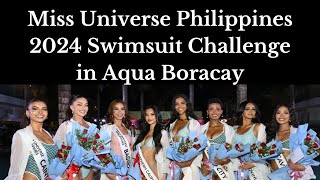 Miss Universe Philippines 2024 Swimsuit Challenge in Aqua Boracay